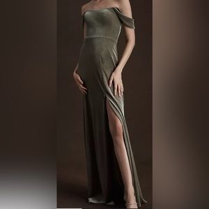 Jenny Yoo Issa Velvet Dress by BHLDN